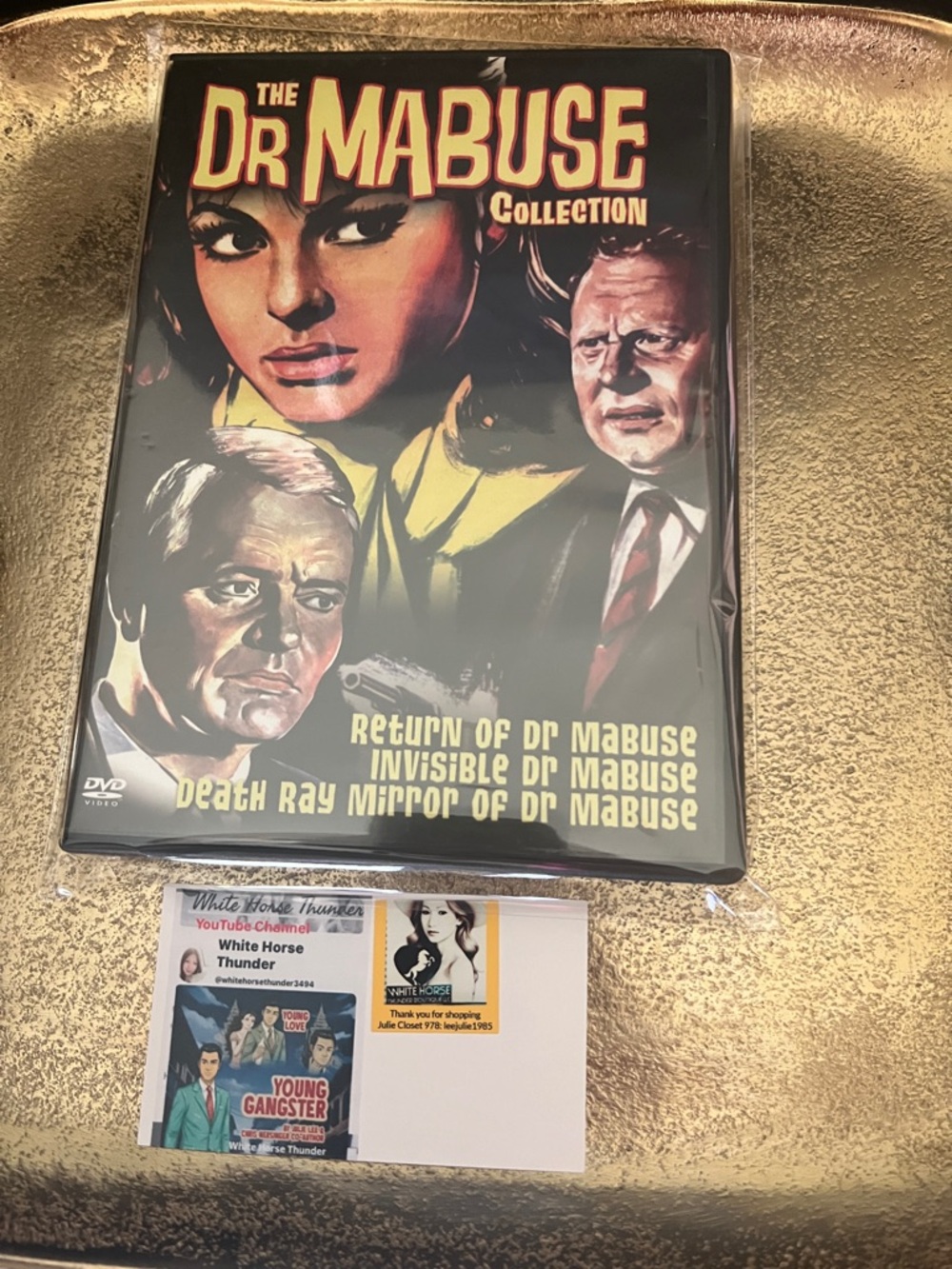 #1786: The Dr. Mabuse Collection DVD - Retro Thriller Art
